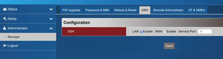 enable ssh