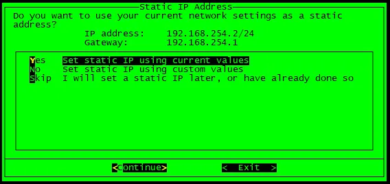 Pi-hole Installer Static IP