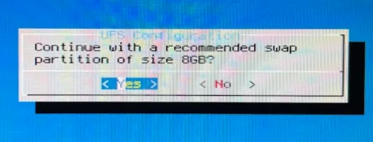 installer erase hard drive message