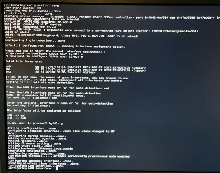 system booting