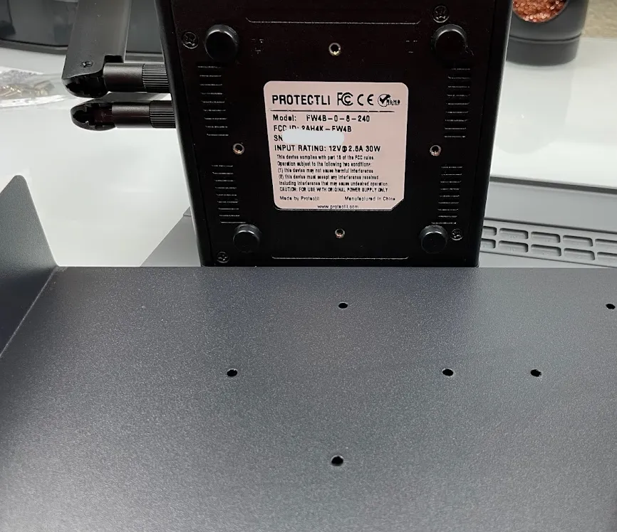 router mounting holes
