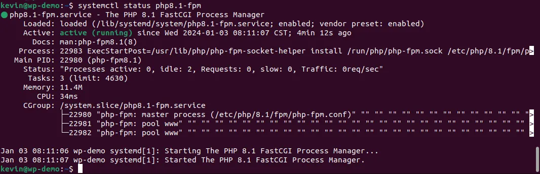 Verify PHP is Running