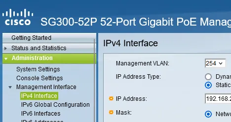Management VLAN